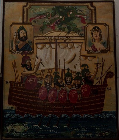 Řekové na lodi