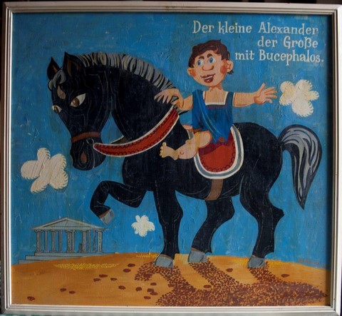 Malý Alexander Veliký na koni